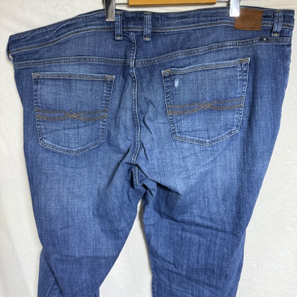 Lucky Brand Women's Jeans Plus 24W Reese Boyfriend Blue- Stretch, Distressed - Picture 7 of 10